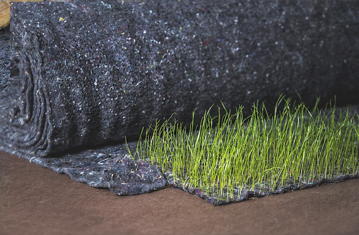 zatrávňovacie geotextílie