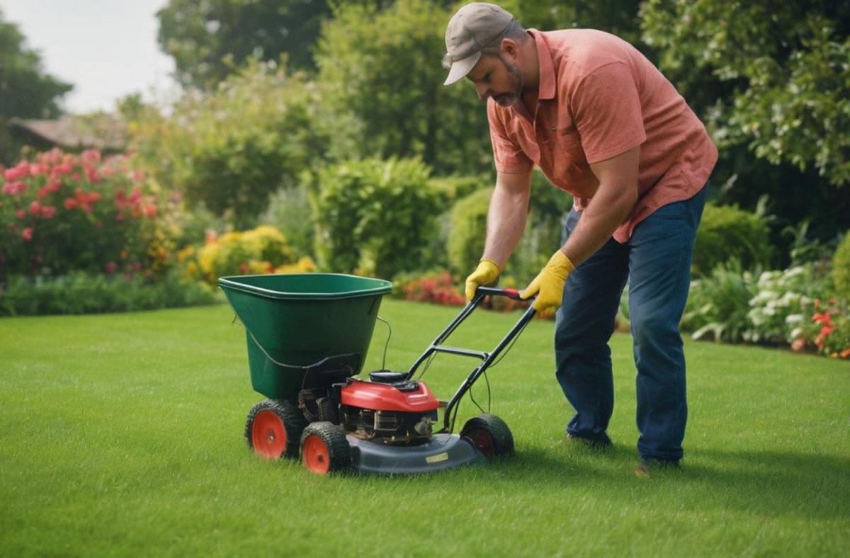 hnojenie trávnika